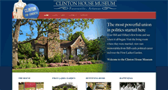 Desktop Screenshot of clintonhousemuseum.org