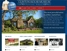 Tablet Screenshot of clintonhousemuseum.org